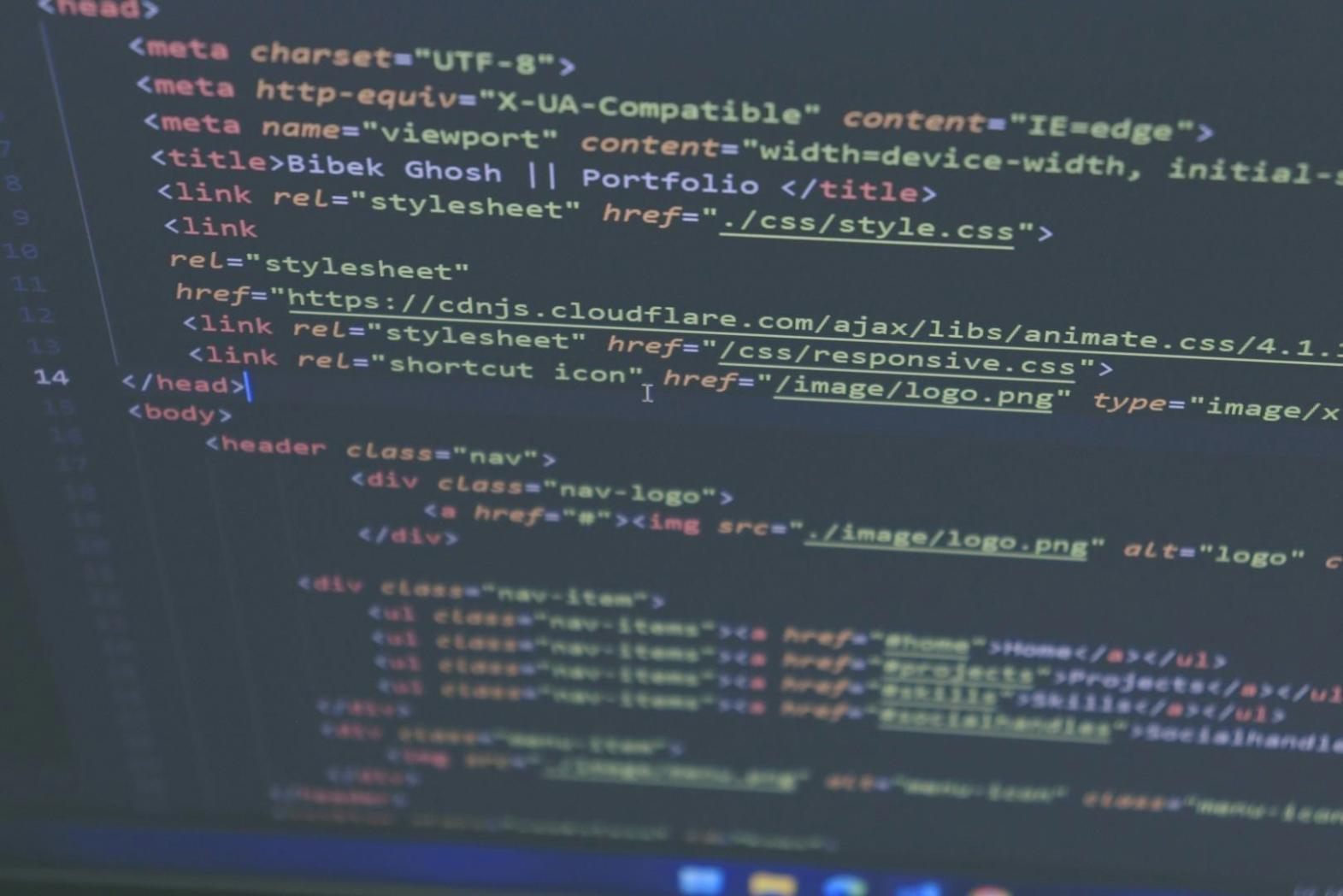 Classroom setup showing testing workstation and dual monitor configuration