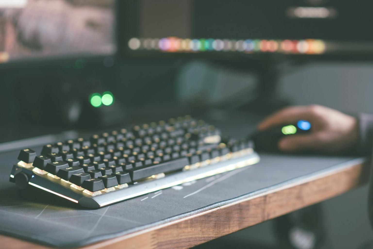 System monitor displaying memory usage graphs during automated test execution